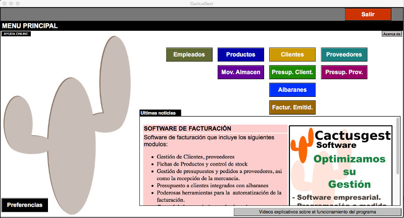 Windows 7 Cactusgest Factura 16.2 full